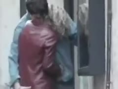 Drunk girlfriend gives my friend a fellatio right on the street